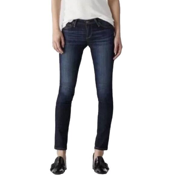Adriano Goldschmied Jeans Womens 26R Blue The Stilt Cigarette Leg Blue Denim AG - Picture 1 of 14